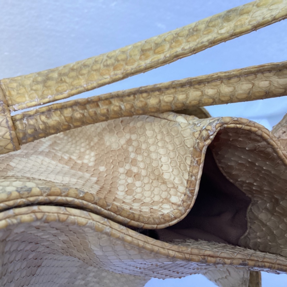 Finesse La Model Snakeskin Python Bag - Picture 12 of 14